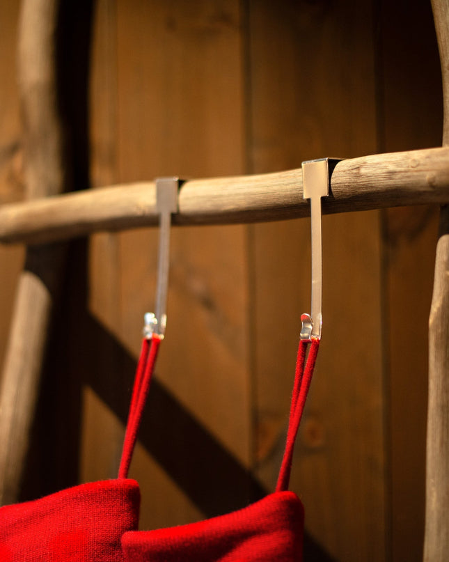 Silver Christmas Stocking Hanger