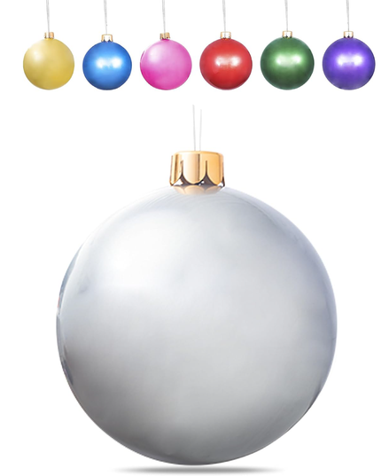 Inflatable Oversized Ornaments for Holiday Decorations