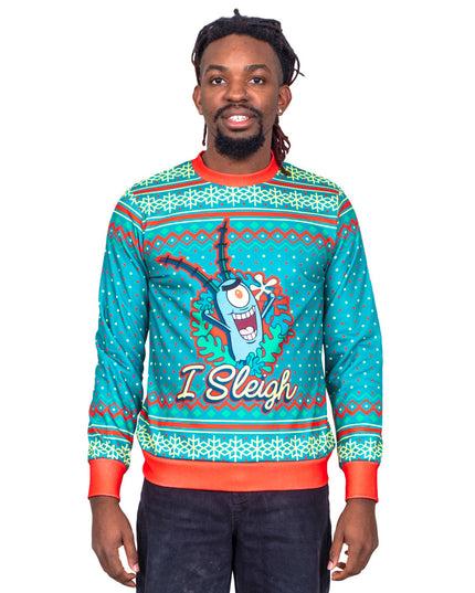 SpongeBob SquarePants Sleigh Ugly Christmas Sweater