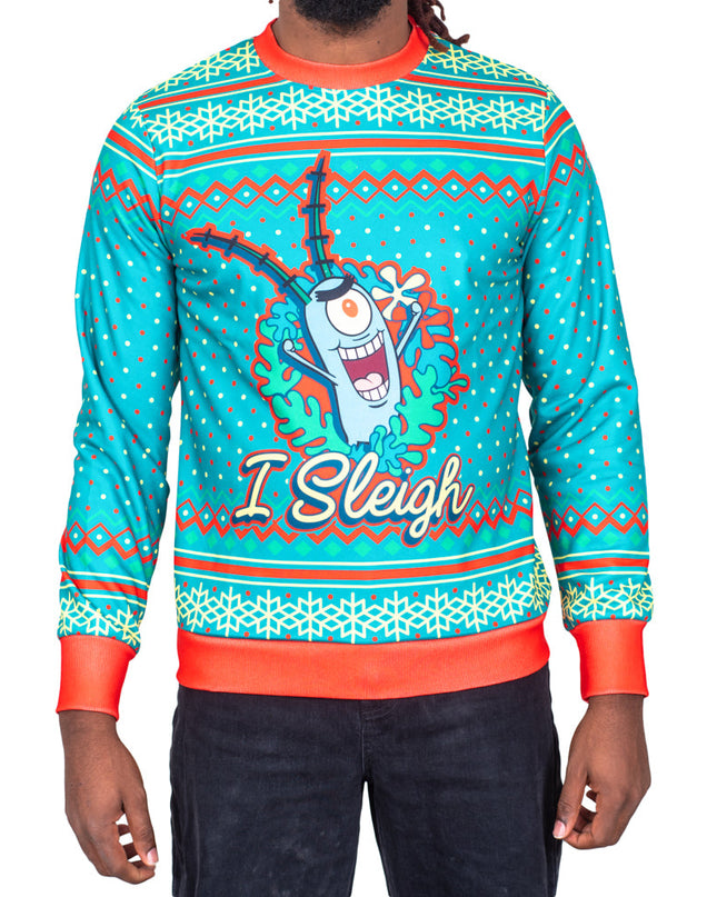 SpongeBob SquarePants Sleigh Ugly Christmas Sweater