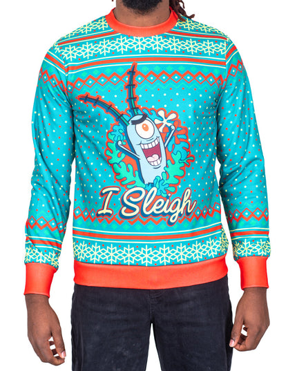 SpongeBob SquarePants Sleigh Ugly Christmas Sweater