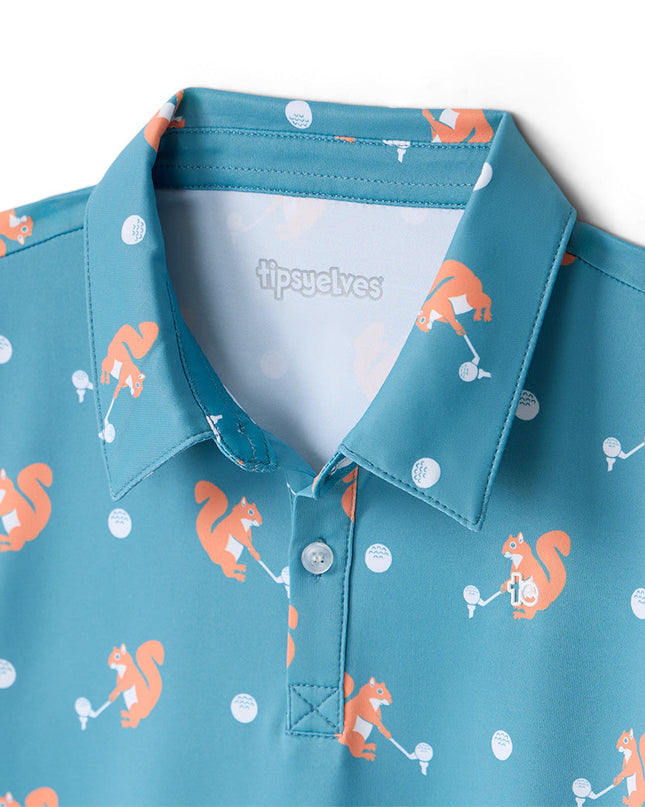 Girl's Squirrel! Golf Polo