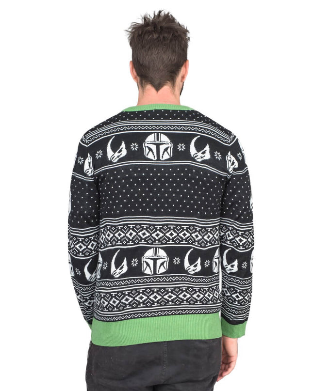 Star Wars Baby Yoda Ugly Christmas Sweater with Lights