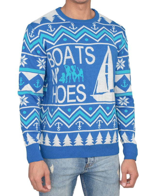 Step Brothers Boats N Hoes Ugly Christmas Sweater