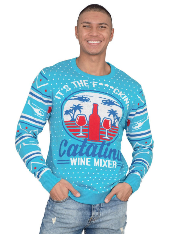Step Brothers Catalina Wines Ugly Christmas Sweater
