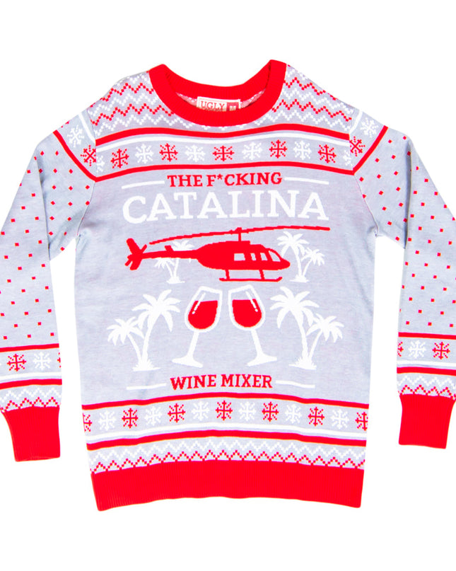Step Brothers Catalina Wine Mixer Ugly Christmas Sweater