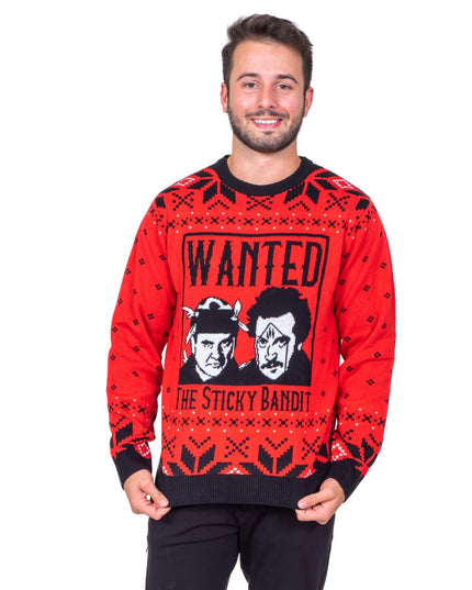 Sticky Bandits 1980s Funny Ugly Christmas Sweater