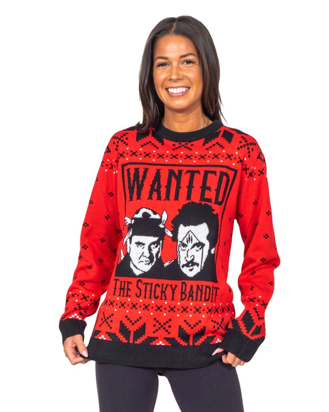 Sticky Bandits 1980s Funny Ugly Christmas Sweater