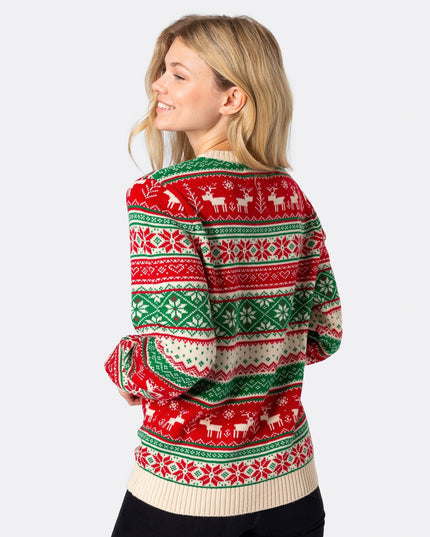 Knitted Christmas Sweater for Women