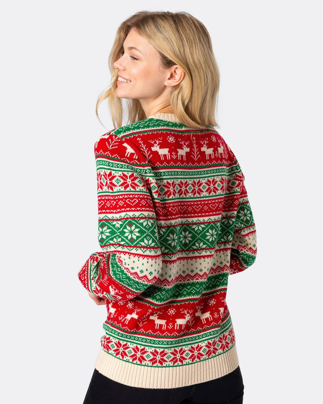 Knitted Christmas Sweater for Women