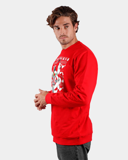 Christmas Sweatshirt for Men Mickey Mouse Design