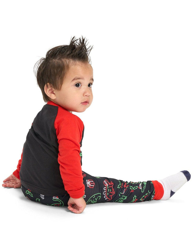 Baby Boy's Saint Nickosaurus Crew Neck Pajama Set