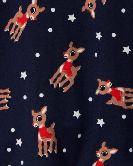 Toddler Boy's Rudolph Lapel Pajama Set