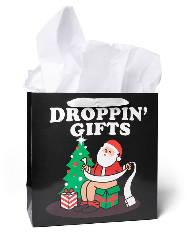 Naughty Santa Gift Bags - Set of 6