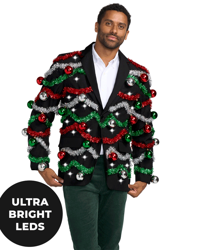 Men's Midnight Garland Light Up Blazer