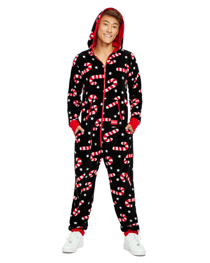 Men's Candy Cane Lane Jumpsuit