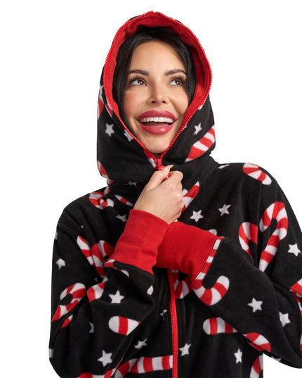 Women's Candy Cane Lane Jumpsuit