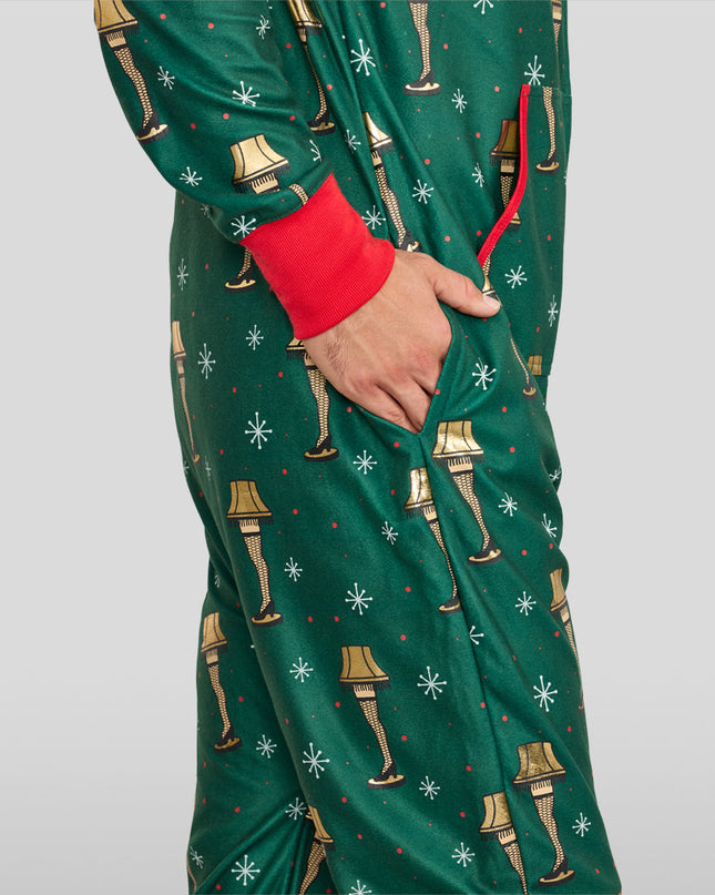 Men's Christmas Story Leg Lamp Jumpsuit