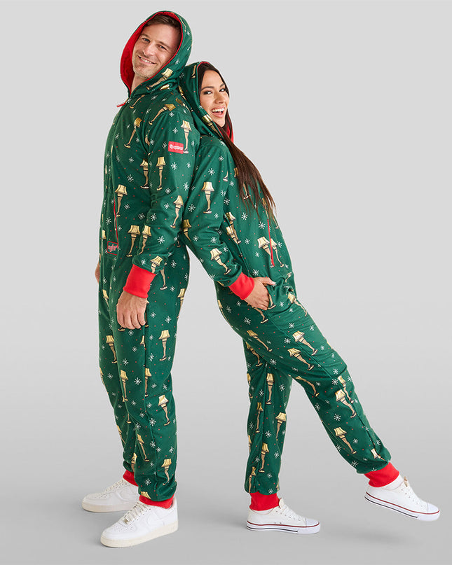 Women's Christmas Story Leg Lamp Jumpsuit