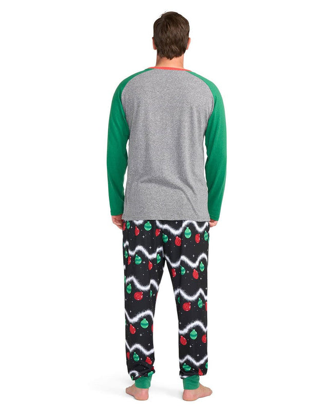 Men's Jingle Balls Crew Neck Pajama Set