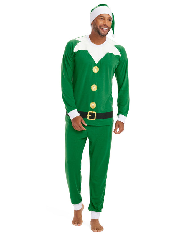 Men's Elf Crew Neck Pajama Set