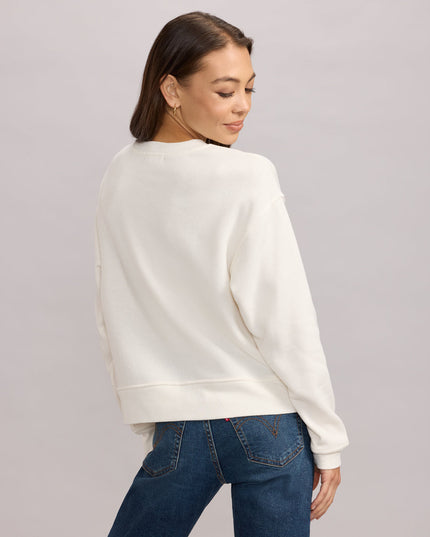 Women's Oh What Fun Patch Letter Sweatshirt