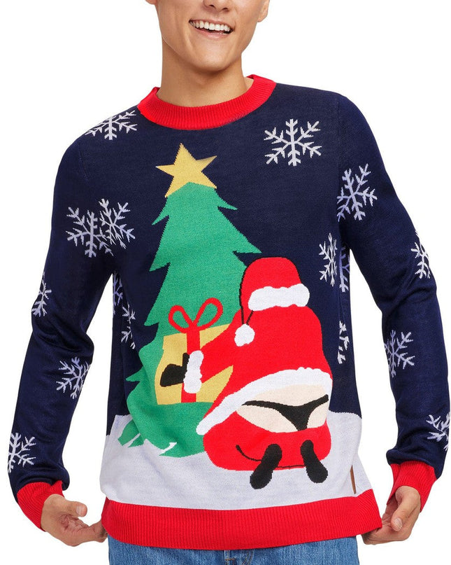 Men's Winter Whale Tail Ugly Christmas Sweater