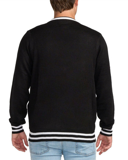 Men's Yuletide Tassels Light Up Ugly Christmas Sweater