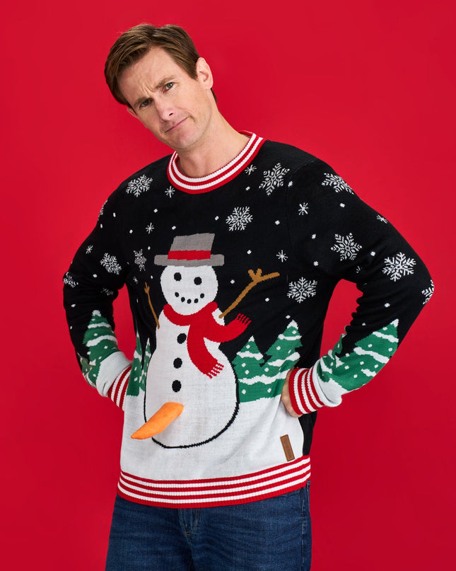 Men's Frisky Frosty Pump Ugly Christmas Sweater
