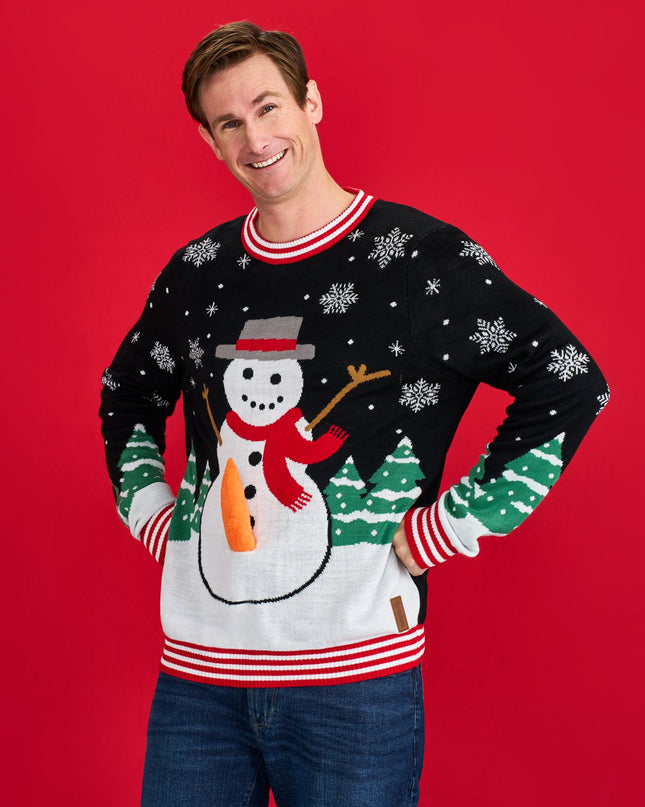 Men's Frisky Frosty Pump Ugly Christmas Sweater