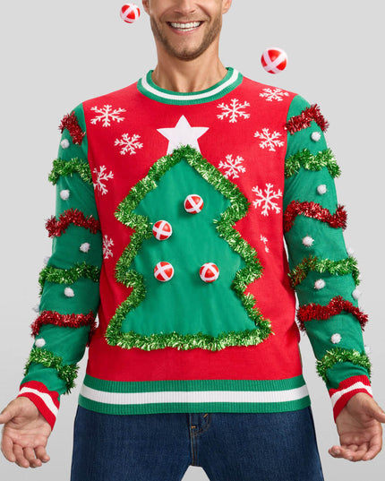 Men's Deck the Halls Game Ugly Christmas Sweater