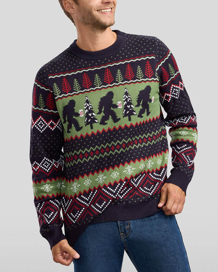 Men's Bigfoot Brew Ugly Christmas Sweater