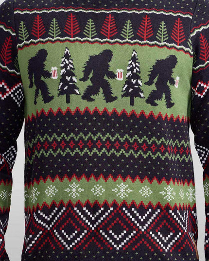 Men's Bigfoot Brew Ugly Christmas Sweater