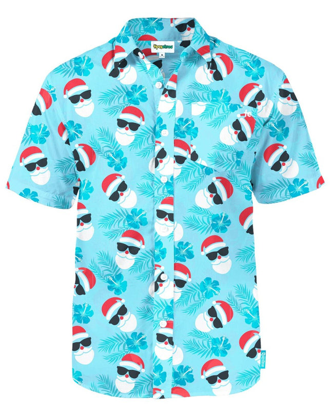Men's Shady Santa Button Down Shirt