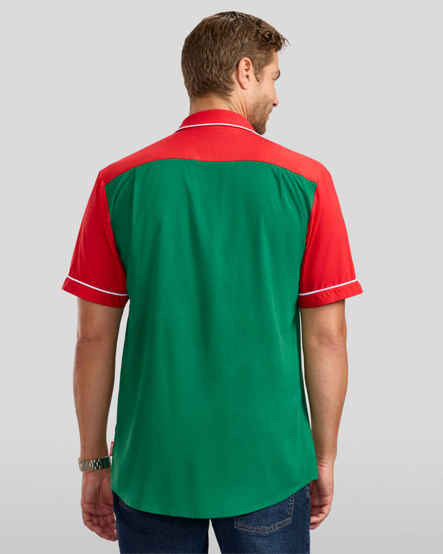 Men's Christmas Cowboy Button Down Shirt