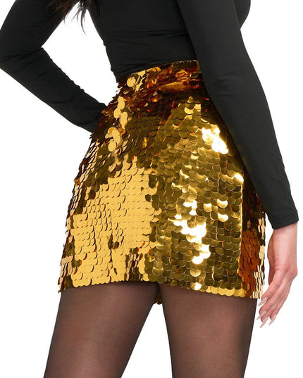 Gold Paillette Skirt