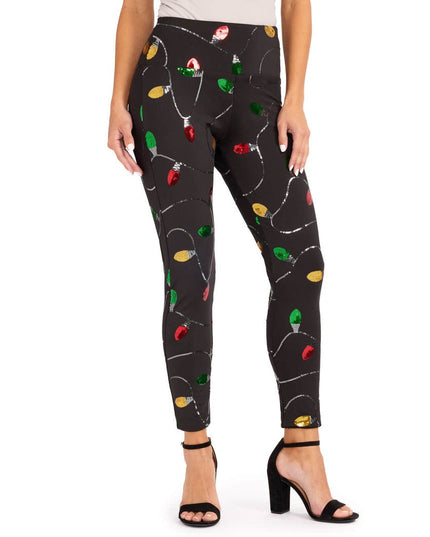 Christmas Lights High Waisted Leggings