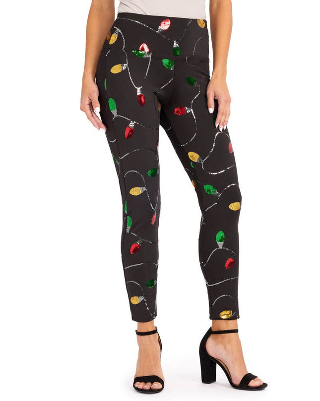 Christmas Lights High Waisted Leggings