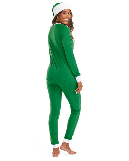 Women's Elf Crew Neck Pajama Set