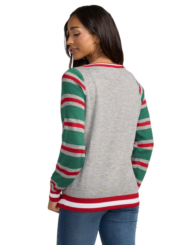 Women's Not Slim, Kinda Shady Ugly Christmas Sweater