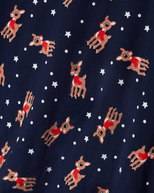 Boy's Rudolph Lapel Pajama Set