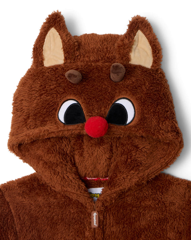 Boy's Rudolph Sherpa Jumpsuit