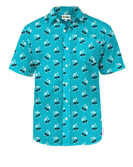 Men's Sunny Bunny Button Down Shirt