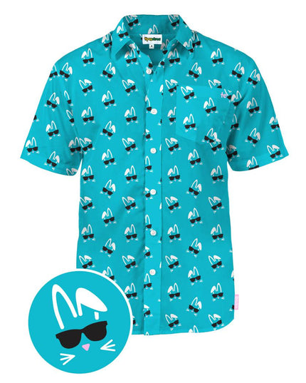 Men's Sunny Bunny Button Down Shirt