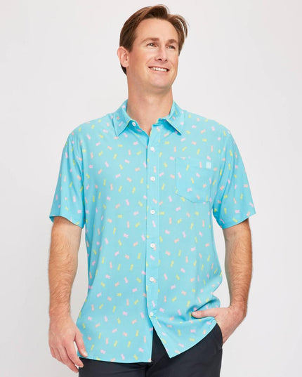 Men's PEEPS® It's Hoppin' Button Down Shirt