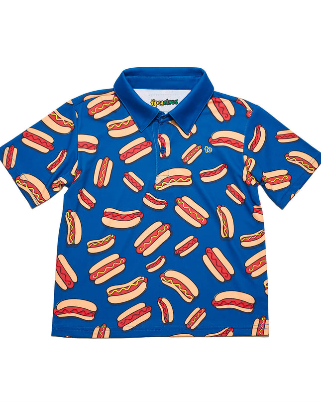 Toddler Boy's Hot Dog Polo Shirt