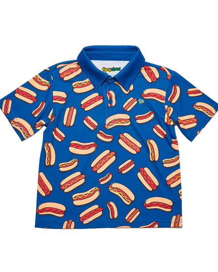 Toddler Boy's Hot Dog Golf Polo