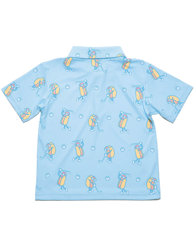 Toddler Boy's Sizzlin' Swing Golf Polo