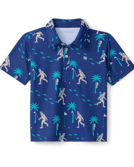 Toddler Boy's Bigfoot Bogey Golf Polo