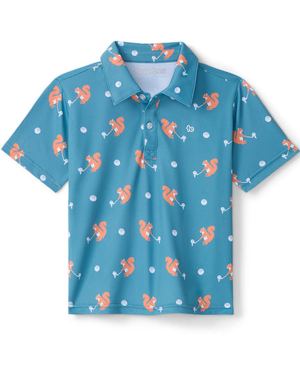 Toddler Girl's Squirrel! Golf Polo